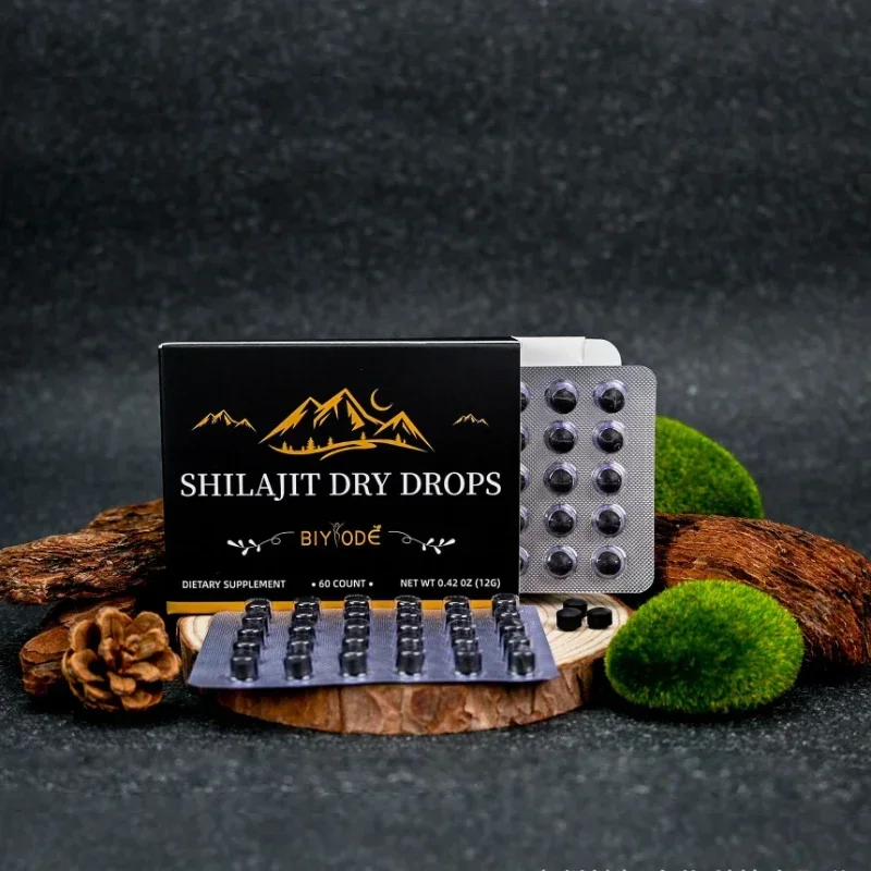 Health Wellness Product - 1 botella de 60 pastillas Shilajit