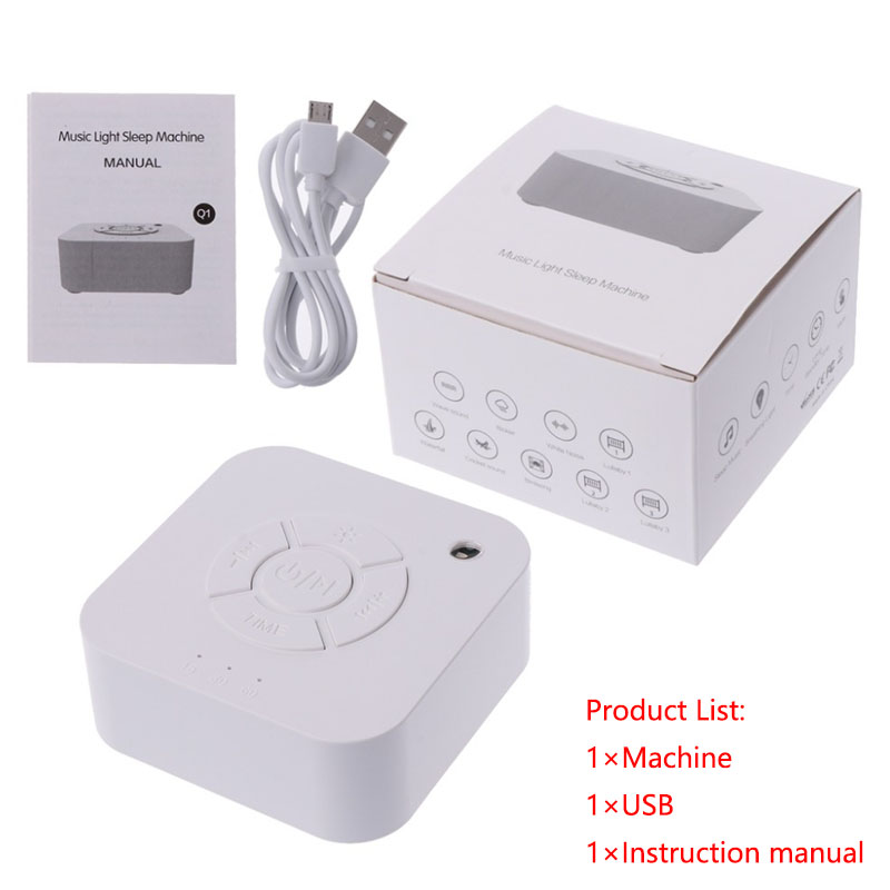 White Noise Machine Sleep - Máquina de ruido blanco, recargable por