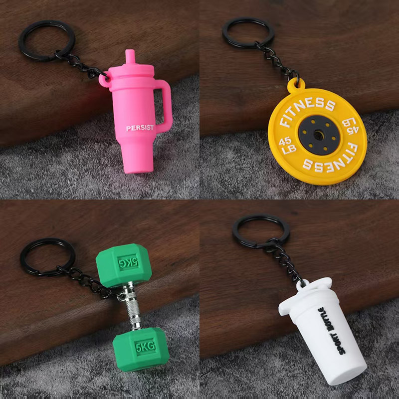 Health Wellness Gifts - Elegante Llavero de Mini Equipo de
