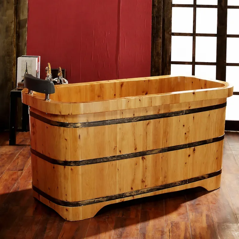 Health Wellness And Spa - Bañera de Madera de Cedro de