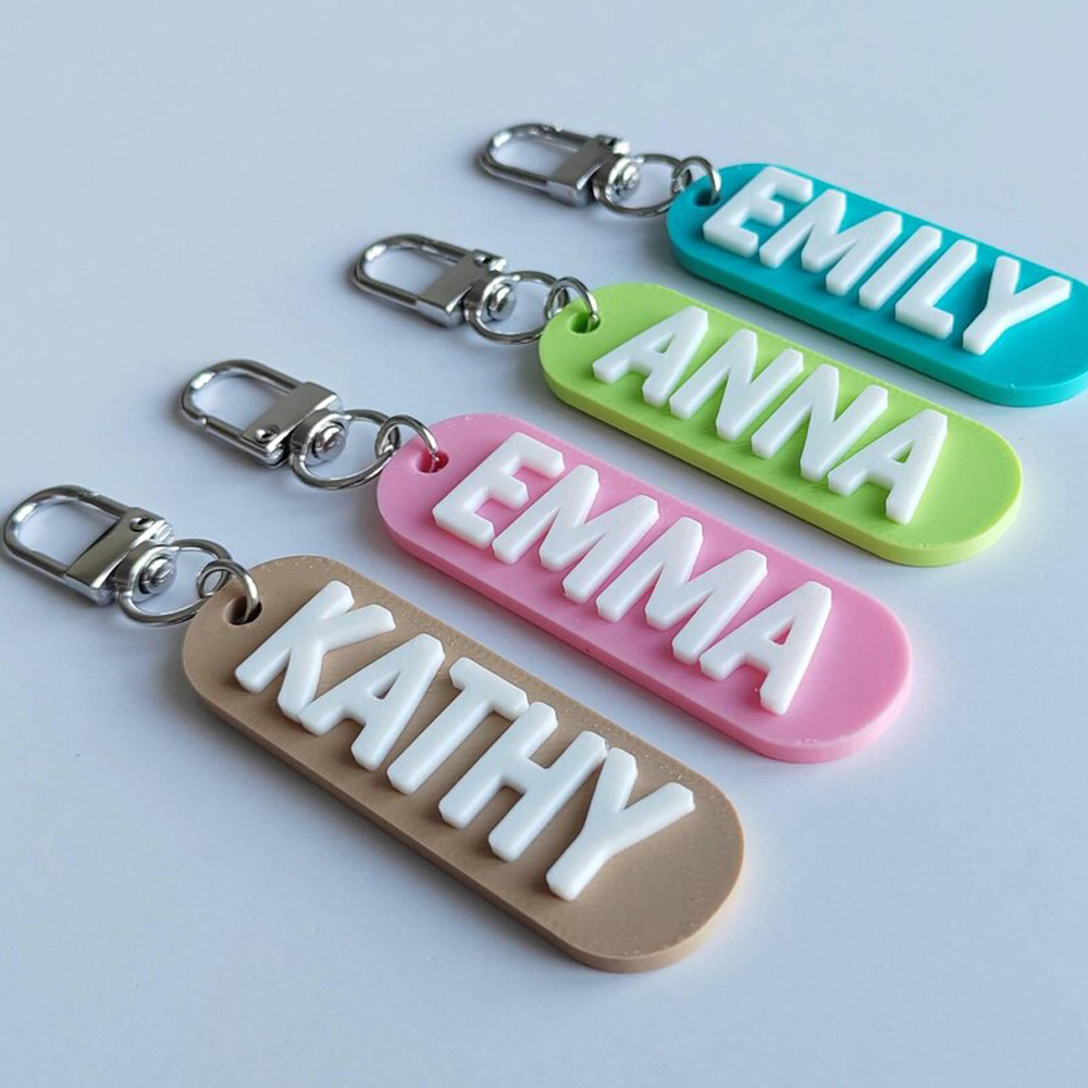 Health Wellness Gifts - Llavero personalizado con nombre, llavero de