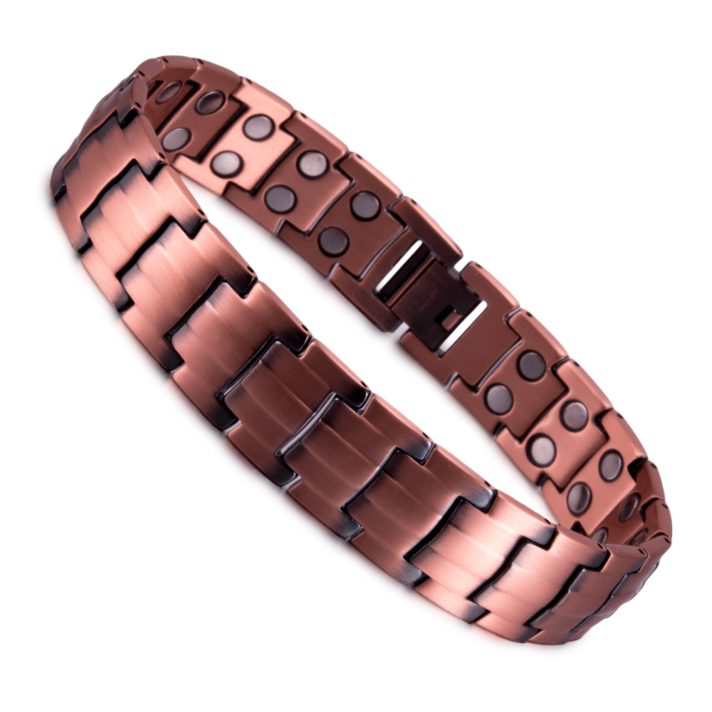 Health Wellness Bracelet - Pulsera de terapia magnética de cobre
