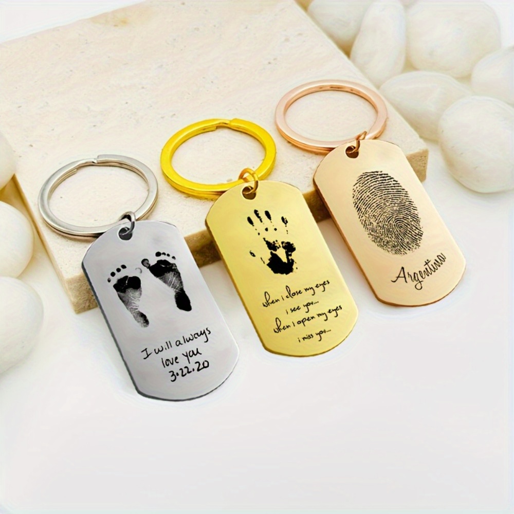 Health Wellness Gifts - Llavero Personalizado de Acero Inoxidable con