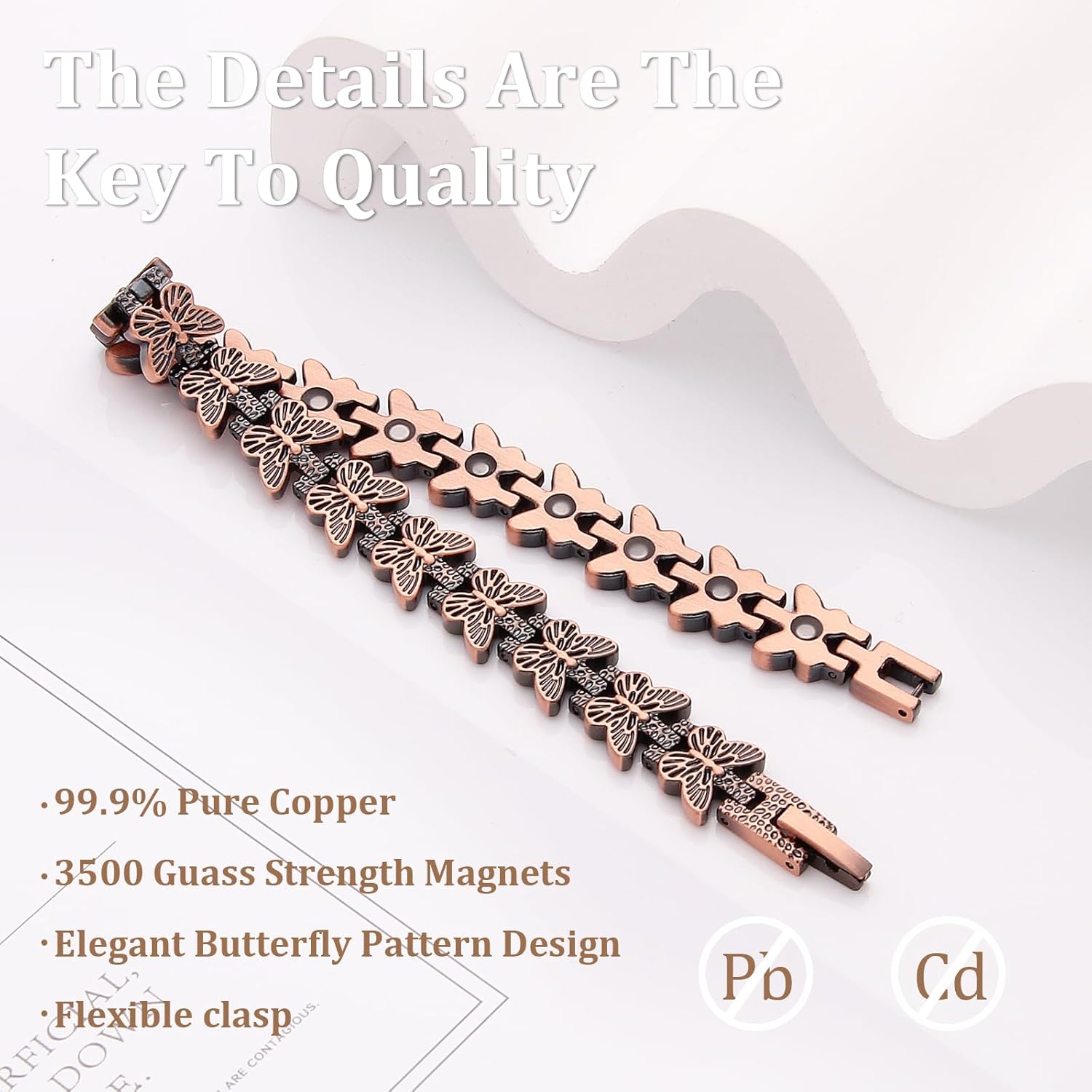 Pulsera Magnética de Cobre Pre - Health Wellness Bracelet reseña y precio