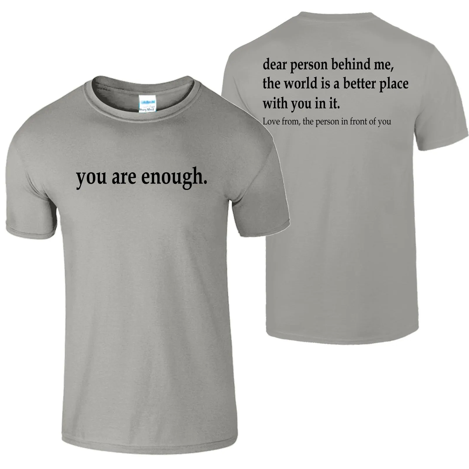 Camiseta Dear Person Behind Me - Health Wellness Gifts reseña y precio