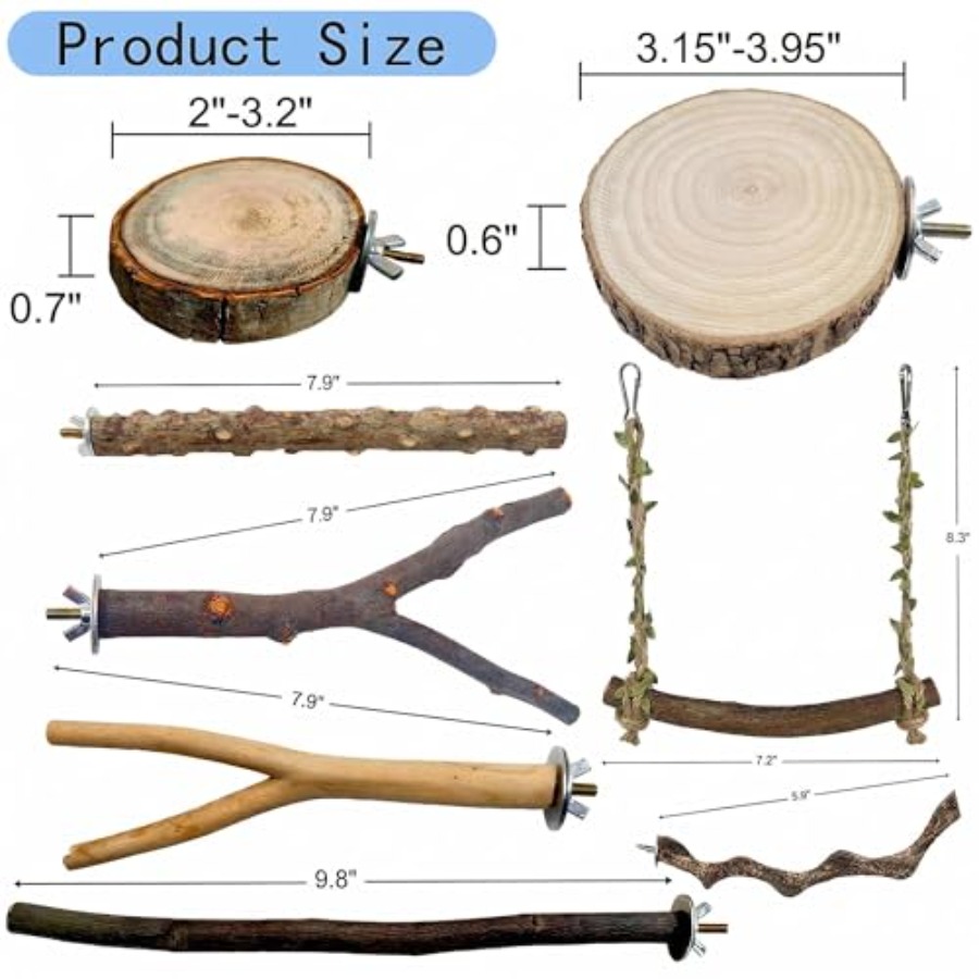 8 perchas de madera natural pa - Health & Wellness Stores reseña y precio