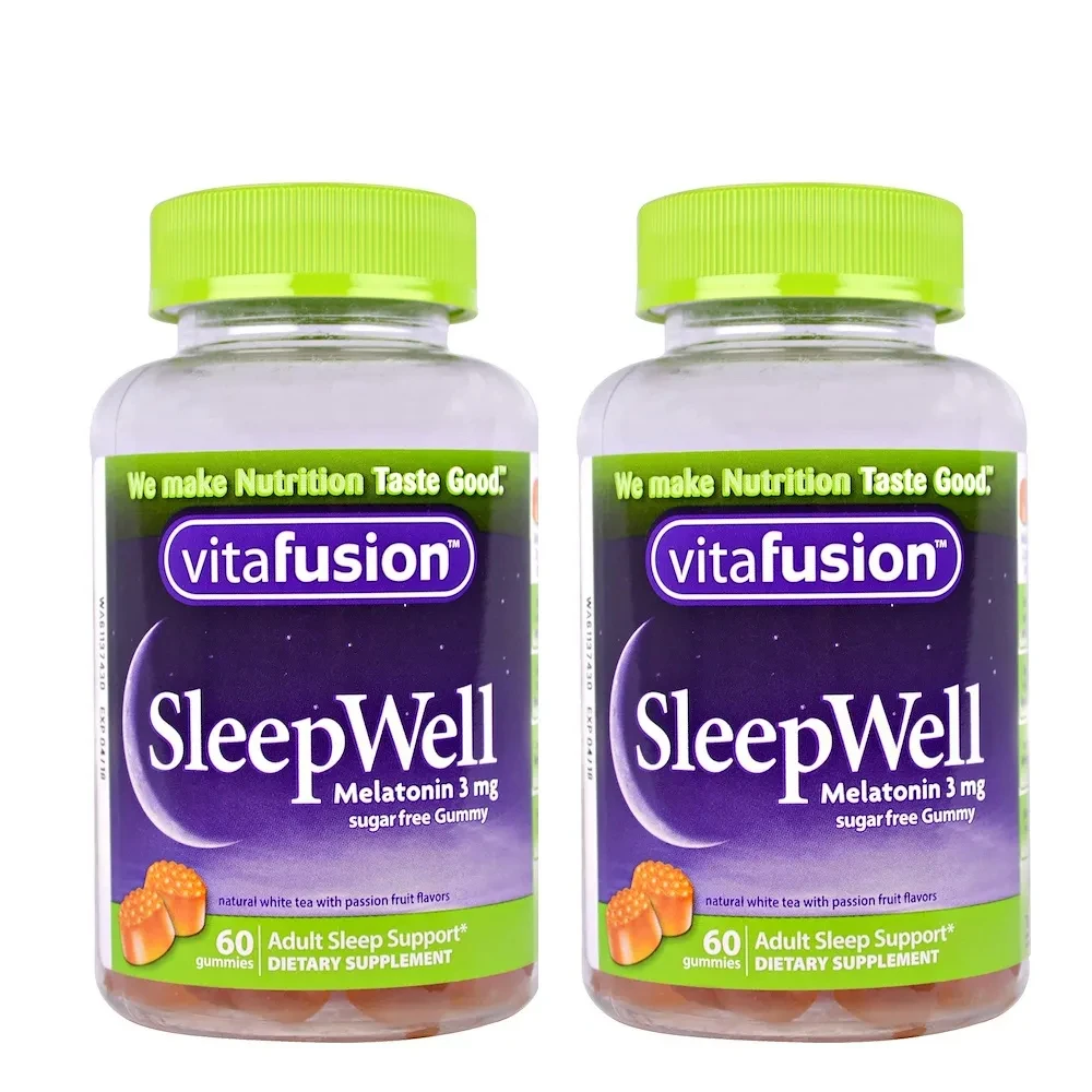 2 botellas de gomitas de melat - Health Wellness Month reseña y precio