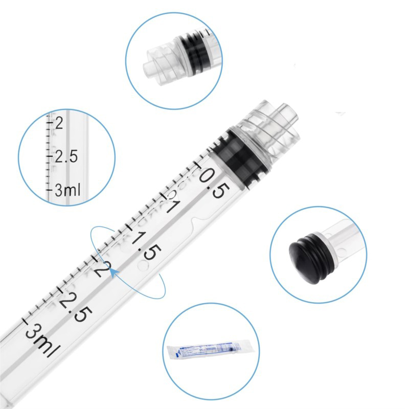 Jeringas Luer Lock de 3 ml, 20 - Health Wellness Product reseña y precio